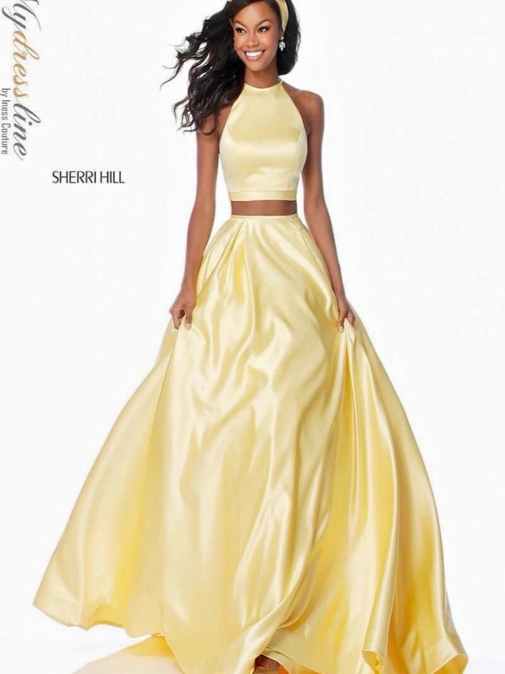 Sherri Hill Yellow Prom Gown